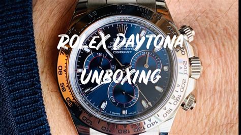 rolex daytona unboxing